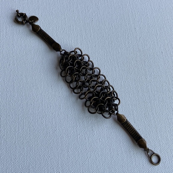 J Crew Rhinestone Mesh Bracelet - Picture 7 of 9